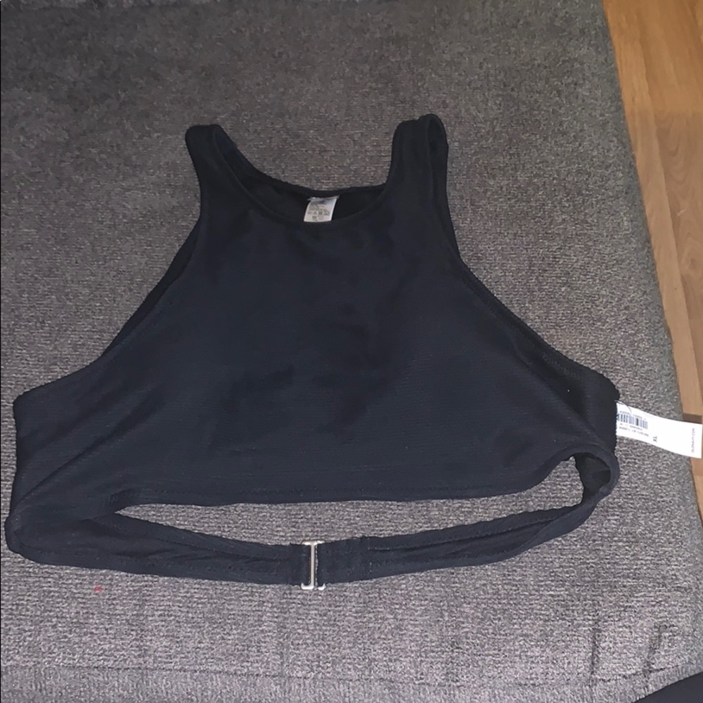 High Neck Bathing Suit Top